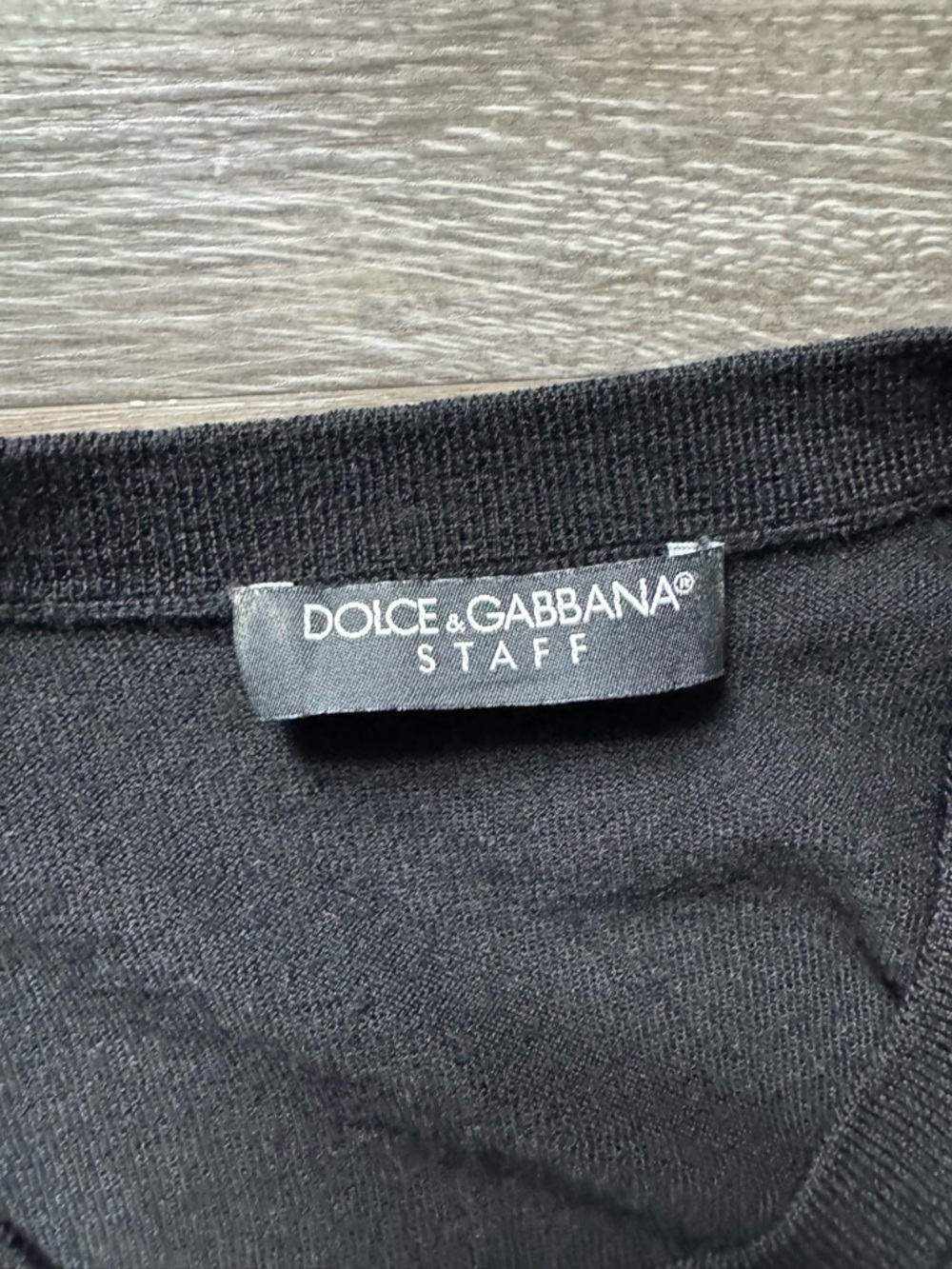 Dolce & Gabbana Staff Black Women's Button-Front Cardigan sz 40 - Picture 2 of 4